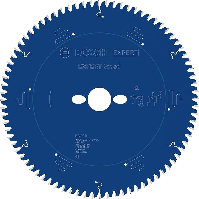 Lame de scie circulaire Bosch Expert for Wood 254 mm, photographie du produit