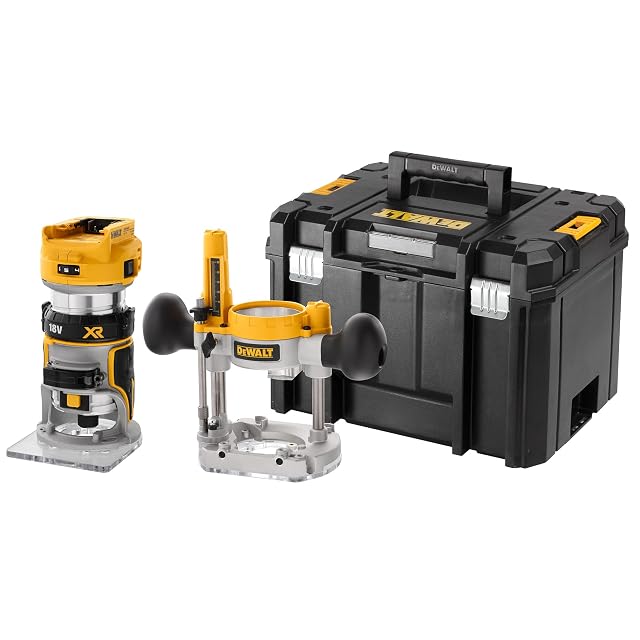 Défonceuse sans fil DeWalt DCW604NT, photographie produit