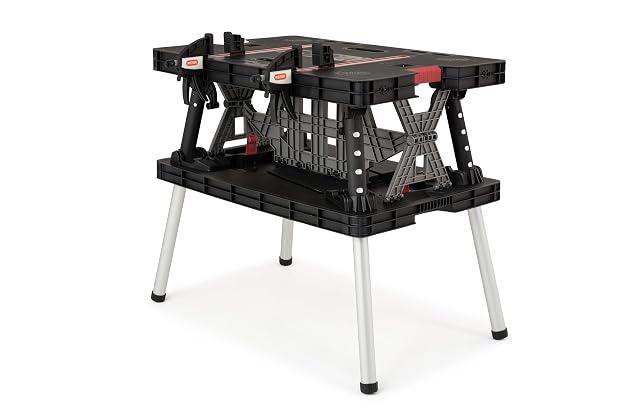 Table de travail pliante Keter Master Pro avec serre-joints, photographie produit
