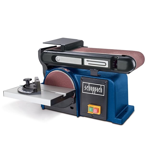 Ponceuse à bande et à disque Scheppach BTS800, photographie du produit